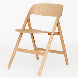 David Irwin for Case Narin Folding Chair, Oak